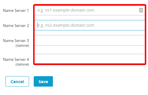 DNS Changes for the domain in Ionos